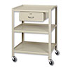 TU Series Utility Tables & Carts 20"W x 28"D w/ 3 Shelves & 1 Drawer