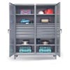 Double Shift Cabinet w/ 10 Drawers & 3 Shelves, 60"W x 24"D x 78"H