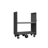 12 Gauge 2 Shelf Platform Truck 5' & 8' Polyurethane Casters