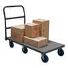 EPT Series, Low Deck Stock Truck, (6) - 6' Polyurethane Cstrs 