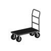 Low Deck Stock Truck, Rubber Deck Matting, 8' Semi-Pneumatic Cstrs