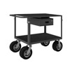 Instrument Cart w/ 10' Semi-Pneumatic Casters & Locking Drawer