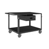 Instrument Cart w/ 5' Polyurethane Casters & Locking Drawer (1,000 lbs. Capacity)