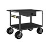 Instrument Cart w/ 8' Semi-Pneumatic Casters & Locking Drawer/Power Strip 