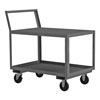 Low Deck Service Carts, 5' Polyolefin Cstrs