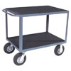 2 Shelf Instrument Cart w/ Vinyl Matting on Shelves, 30'W