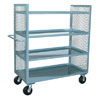 2-Sided Mesh Stock Truck w/ 4 Shelves, 24'W