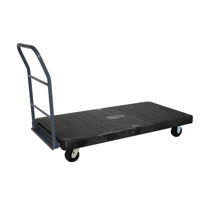 Plastic Deck Platform Truck- 2,500 lbs., 24" Wide x 48" Long