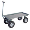 Steel Deck Wagon w/ 1 1/2' Retention Lips, 24'W