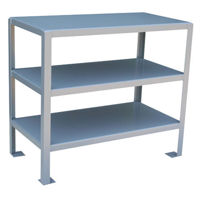 Work Stand w/ 3 Shelves, 24" Deep