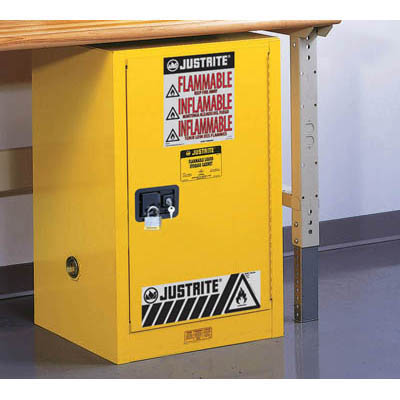 Sure-Grip EX Countertop Flammable Safety Cabinet - Self-Close, 12 Gal Capacity