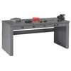 Electronic Workbench With Steel Top and Panel Legs