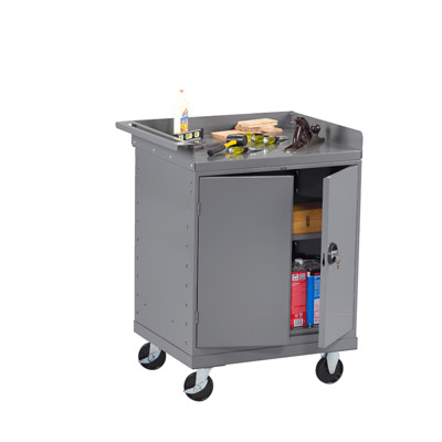 Mobile Workbench w/ 2 Door Cabinet