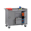 Mobile Workbench w/ 2 Cabinets & 3 Drawers