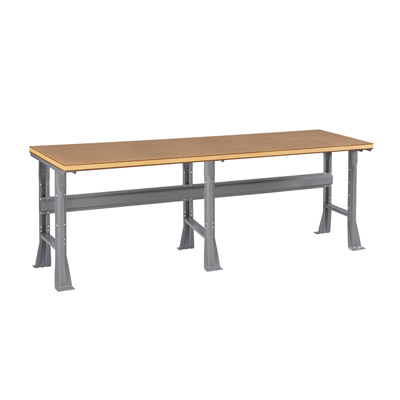 Flared Leg Workbench with Compressed Wood Top