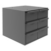 6 Drawer Cabinet - 2-3/4' High Standard Drawer