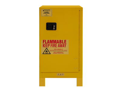 Flammable Safety Cabinet with Legs, 16 Gallons (61L)