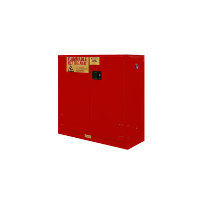 Flammable Storage Cabinet w/ 2 Manual Close Doors, 30 Gallons (114L)