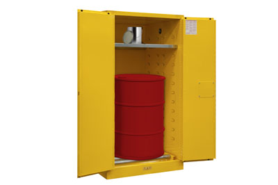 Flammable Storage Cabinet, Vertical Drum Storage