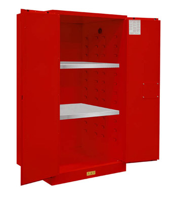 Flammable Storage Cabinet w/ 2 Manual Closing Doors, 60 gal.
