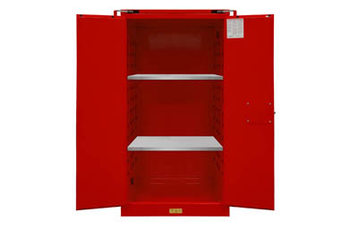 Flammable Storage Cabinet w/ 2 Self Closing Doors, 60 gal.