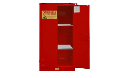 Flammable Storage Cabinet w/ 2 Self Closing Doors, 60 gal.