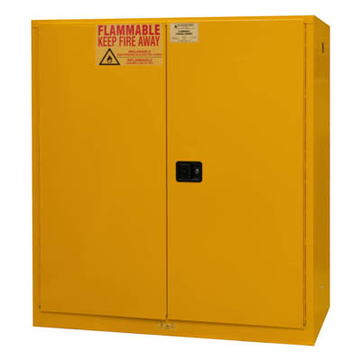 Flammable Storage Cabinet, 120 Gallon, Manual Closing Doors
