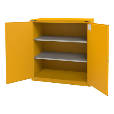 Flammable Storage Cabinet, 120 Gallon, Self Closing Doors