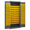 16 Gauge Cabinet with 156 Hook-On Bins - 36'W x 18'D x 84'H