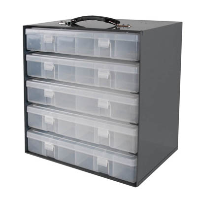 Rack for Small Plastic Compartment Box, (Holds 5)