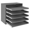 Heavy Duty Bearing Slide Rack, 4|5 Compartments