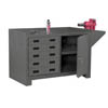 Stationary Work Station with 5 Drawers - 48' Wide 