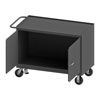 3411 Series, 48' Wide Mobile Bench Cabinet, Floor Lock Model, Empty|2 Doors 