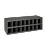 16 Open Bin - 12' Deep - Slope Shelf