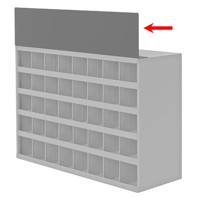 Topper for Open Bins & Drawers (33-3/4” wide)