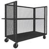 3 Sided Mesh Truck w/ Adjustable Shelf, 48' Wide