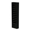 Con-Tur Pocket Vertical Literature Racks, 11 Openings, 3 Colors