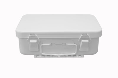 10 Unit Metal First Aid Kit Box