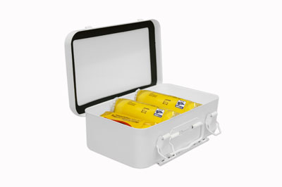 10 Unit Metal First Aid Kit Box
