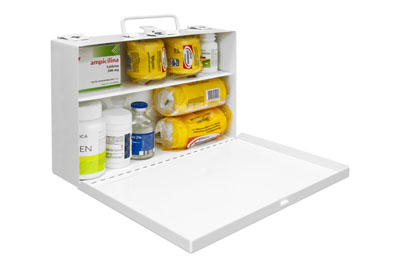 60 Kit Commercial First Aid Box (Empty)