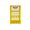 Horizontal Gas Cylinder Cabinet, Capacity of 6 w/ Self Close Door, 30 7/16' Wide