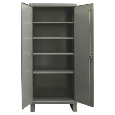 Extra Heavy Duty Storage Cabinet w/ 4 Shelves, 18"W