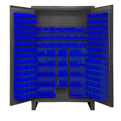 Extra Heavy Duty 12-Gauge Cabinet with 162 Hook-On Bins