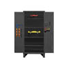 Extra Heavy Duty 12-Gauge Pegboard and Shelf Cabinet