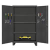 Extra Heavy Duty Pegboard & 3 Shelf Cabinet 