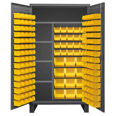 Maintenance Cabinet w/ 4  Shelves and 156 Bins