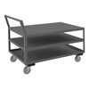 LDO Series, Low Deck Service Truck, 3 Shelves (2 Flush, Bottom Shelf Lips Up)