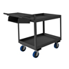 Order Picking Cart w/ Flat Writing Shelf & Storage Pockets