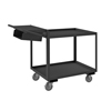 Order Picking Cart w/ Flat Writing Shelf & Storage Pockets