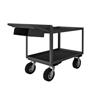 Order Picking Cart,  Flat Writing Shelf, Storage Pockets|Non-Slip Vinyl Surface